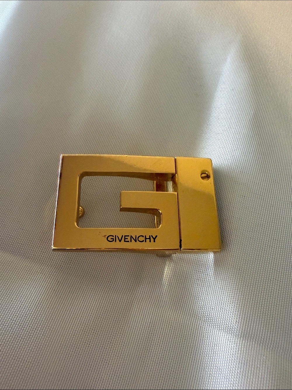 Givenchy Gold G-Logo Metal Belt buckle